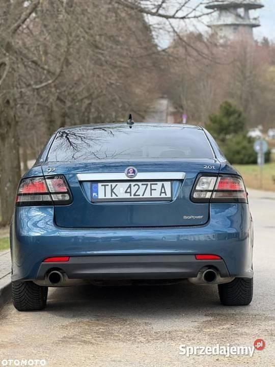 Niebieski Używany 2008 Saab 9-3 Sedan/Limuzyna | 25 900 zł (Drogi) - Obraz 1/4