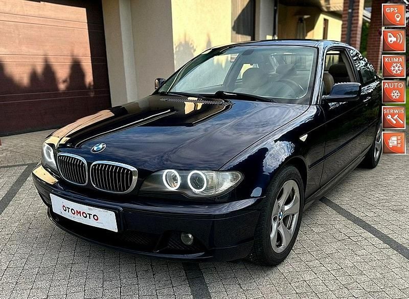 Granatowy Używany 2003 BMW 318 Coupe | 14 900 zł (Dość drogi) - Obraz 1/4
