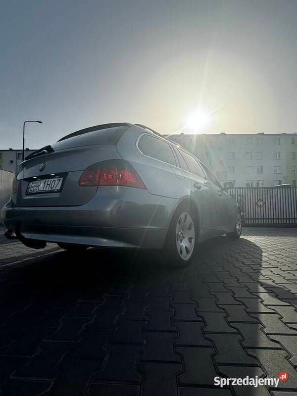 Używany BMW 535 2007 Srebrny Sedan/Limuzyna