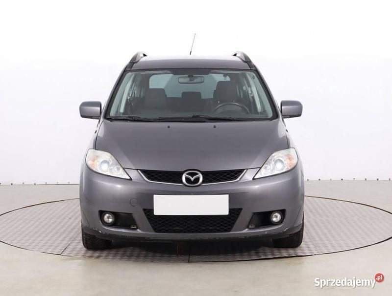 Szary Używany 2008 Mazda 5 Minivan | 6999 zł (Uczciwa cena) - Obraz 1/4