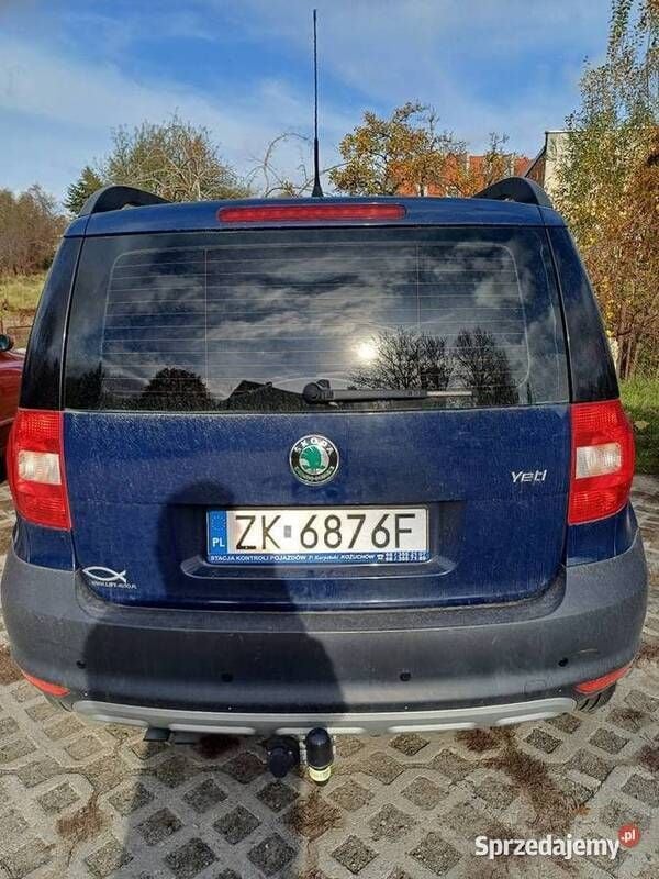 Granatowy Używany 2012 Skoda Yeti SUV | 21 000 zł (Dobra cena) - Obraz 1/4