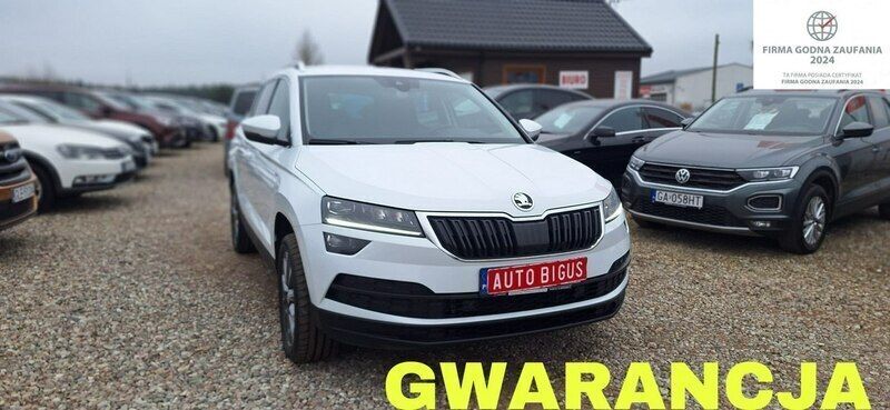 Biały Używany 2020 Skoda Karoq Style SUV | 92 900 zł - Obraz 1/4