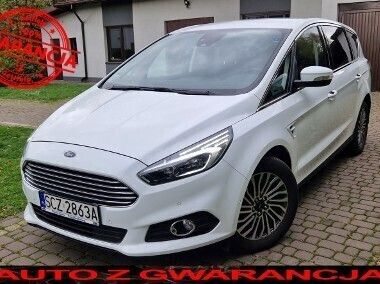 Biały Używany 2019 Ford S-MAX S Minivan | 84 900 zł (Drogi) - Obraz 1/4