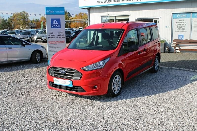 Czerwony Używany 2021 Ford Transit Kombi | 48 373 zł (Dobra cena) - Obraz 1/3