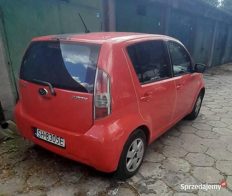 Czerwony Używany 2008 Subaru Justy Hatchback | 5000 zł - Obraz 1/2
