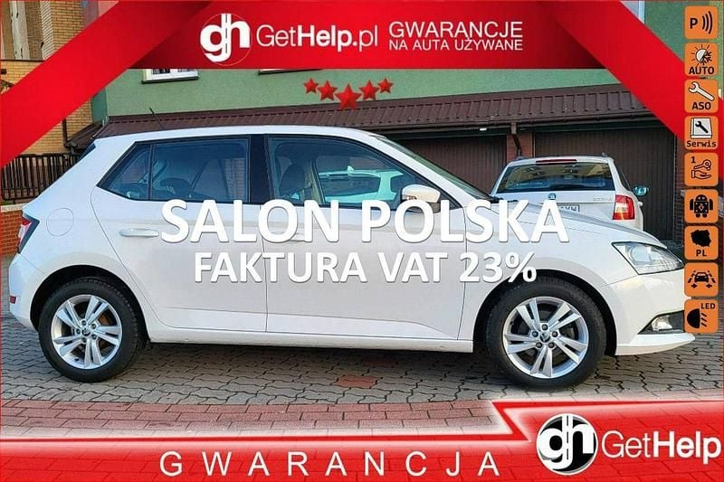 Biały Używany 2021 Skoda Fabia Hatchback | 33 999 zł (Dobra cena) - Obraz 1/4