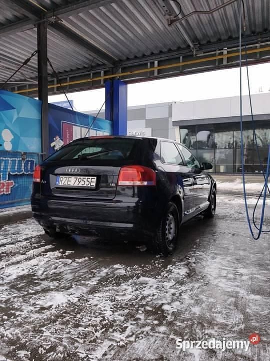 Czarny Używany 2008 Audi A3 Hatchback | 12 500 zł - Obraz 1/4