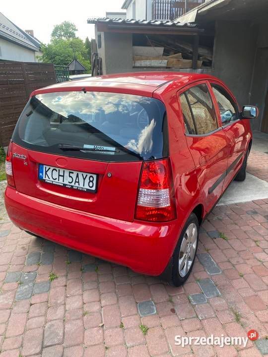 Czerwony Używany 2005 Kia Picanto Hatchback | 4000 zł (Uczciwa cena) - Obraz 1/3