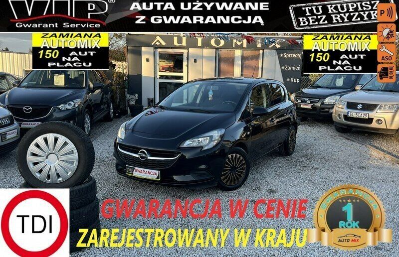 Czarny Używany 2017 Opel Corsa Hatchback | 25 900 zł (Dobra cena) - Obraz 1/2
