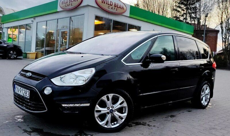 Czarny (metalik) Używany 2013 Ford S-MAX S Minivan | 32 500 zł (Dobra cena) - Obraz 1/4