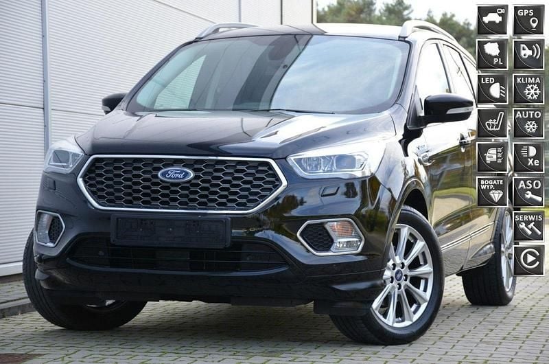 Czarny Używany 2018 Ford Kuga Vignale SUV | 51 800 zł (Dobra cena) - Obraz 1/4