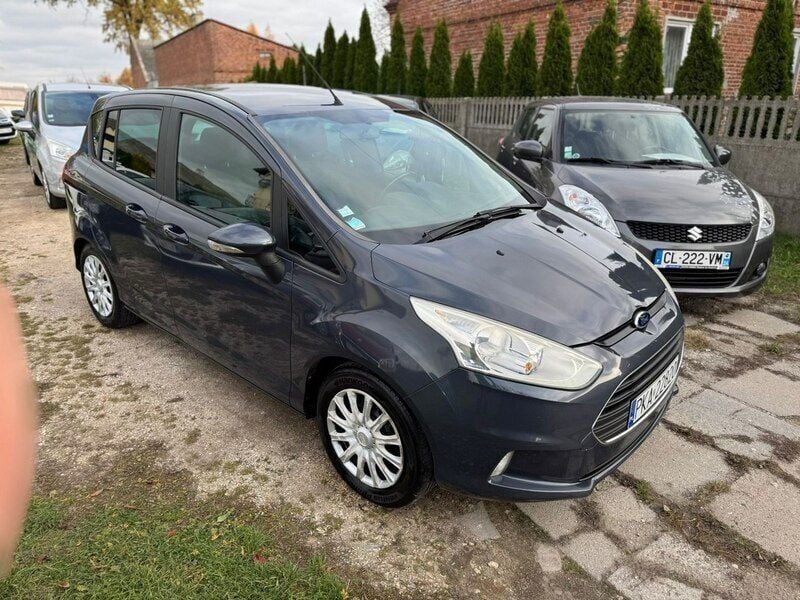Szary Używany 2014 Ford B-MAX Minivan | 24 900 zł (Uczciwa cena) - Obraz 1/4