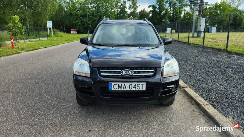 Czarny Używany 2006 Kia Sportage 2 SUV | 9900 zł (Dobra cena) - Obraz 1/4