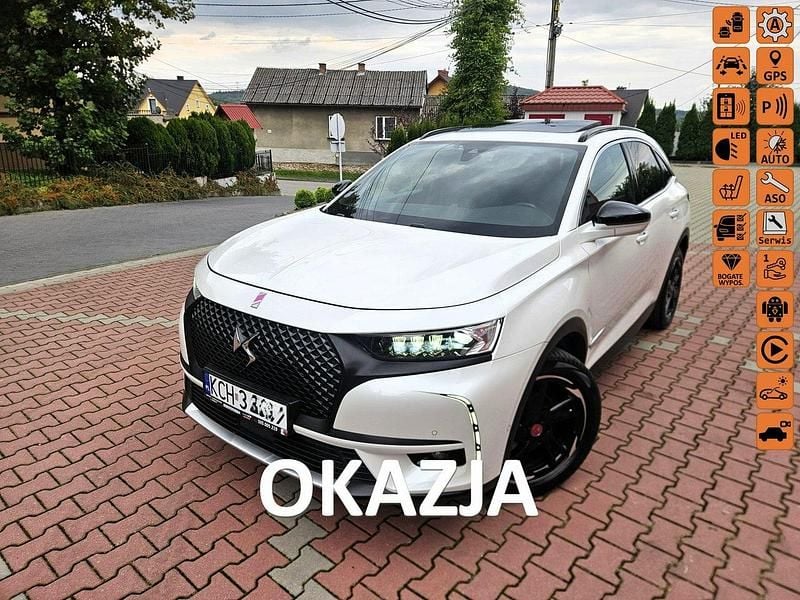 Biały (metalik, perła) Używany 2021 DS Automobiles DS7 Crossback SUV | 97 000 zł (Dość drogi) - Obraz 1/4