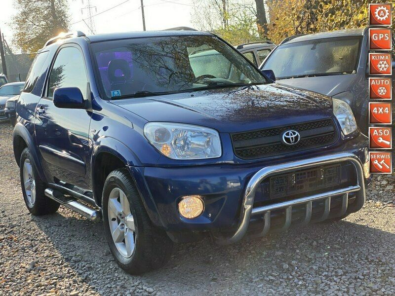 Niebieski ciemny (metalik) Używany 2005 Toyota RAV4 SUV | 29 900 zł (Uczciwa cena) - Obraz 1/4