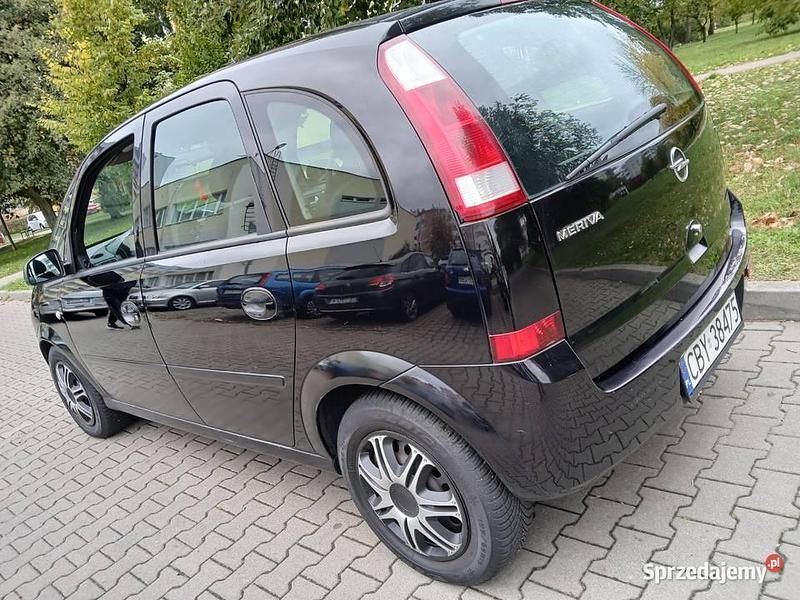 Czarny Używany 2006 Opel Meriva Minivan | 6999 zł (Dość drogi) - Obraz 1/4