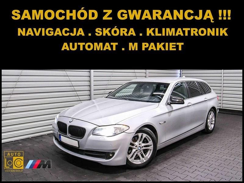 Srebrny (metalik) Używany 2012 BMW 520 Kombi | 33 333 zł (Uczciwa cena) - Obraz 1/4