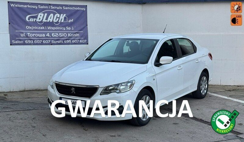 Biały Używany 2018 Peugeot 301 Sedan/Limuzyna | 19 990 zł (Uczciwa cena) - Obraz 1/4