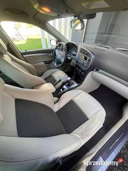 Niebieski Używany 2008 Saab 9-3 Vector Kombi | 15 200 zł (Uczciwa cena) - Obraz 1/4