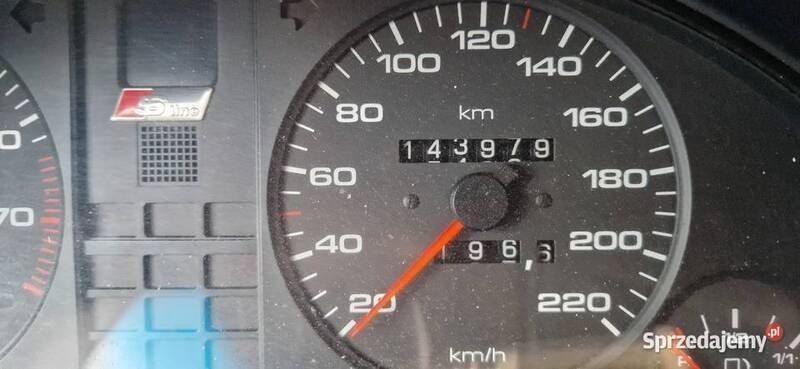 Czerwony Używany 1992 Audi 80 Sedan/Limuzyna | 6200 zł - Obraz 1/4