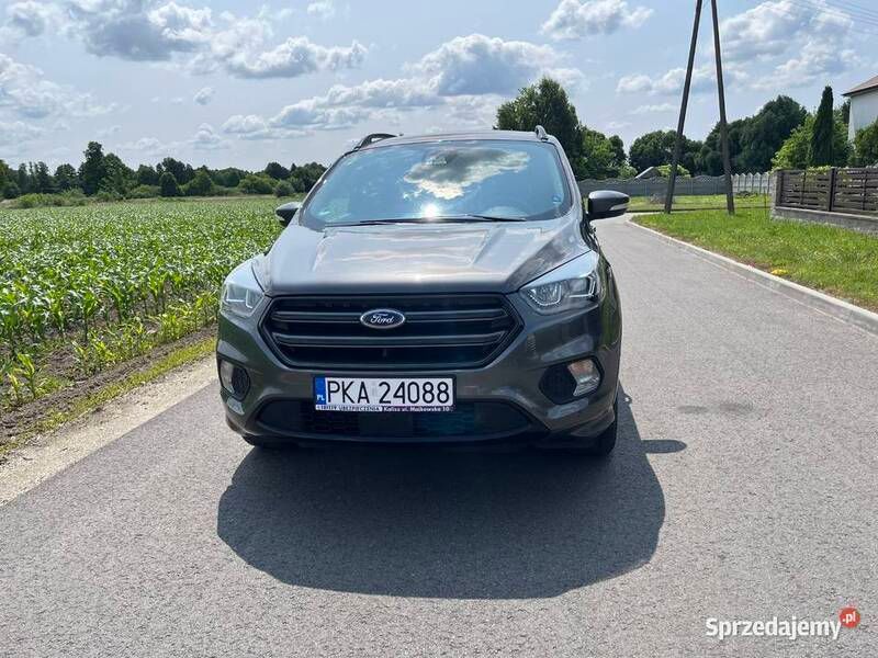 Szary Używany 2018 Ford Kuga ST-Line SUV | 70 900 zł (Uczciwa cena) - Obraz 1/4