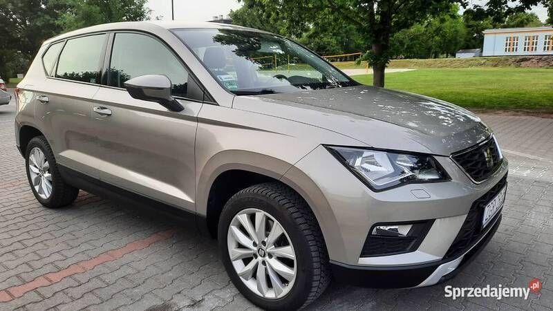 Szary Używany 2017 Seat Ateca SUV | 64 500 zł (Dość drogi) - Obraz 1/4
