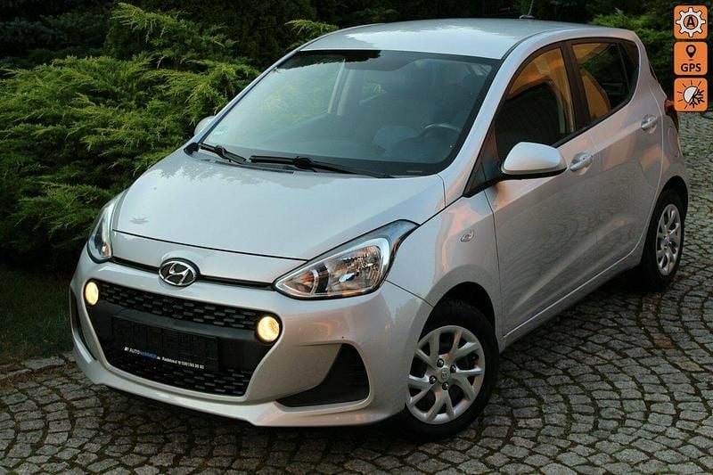 Srebrny Używany 2017 Hyundai i10 Hatchback | 32 800 zł (Uczciwa cena) - Obraz 1/4