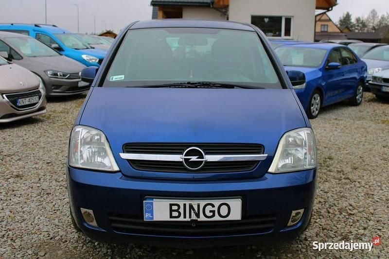 Niebieski Używany 2005 Opel Meriva Minivan | 5300 zł (Dobra cena) - Obraz 1/4