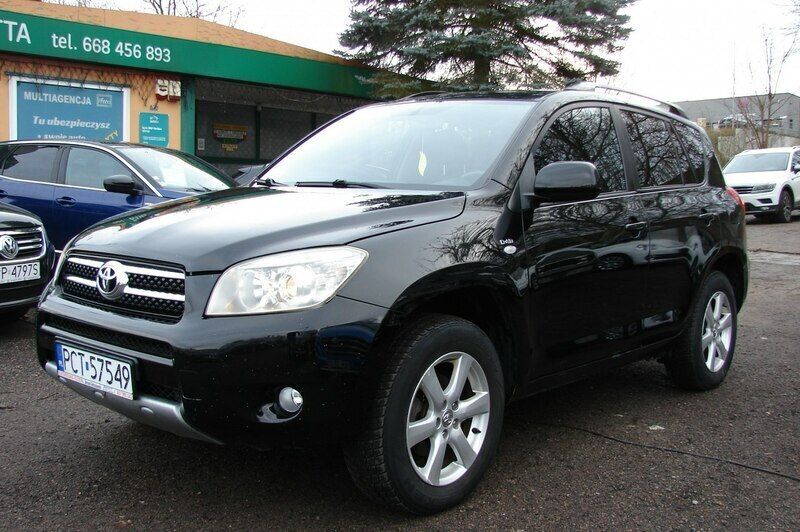 Czarny Używany 2008 Toyota RAV4 SUV | 22 999 zł (Uczciwa cena) - Obraz 1/4