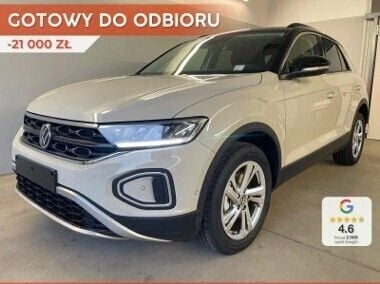 Szary Nowe 2024 VW T-Roc Life SUV | 129 950 zł - Obraz 1/4