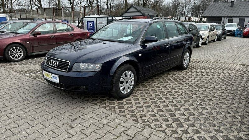Granatowy Używany 2003 Audi A4 Comfort Sedan/Limuzyna | 13 900 zł (Dość drogi) - Obraz 1/4
