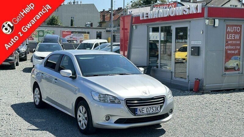 Srebrny Używany 2014 Peugeot 301 Sedan/Limuzyna | 19 950 zł (Uczciwa cena) - Obraz 1/4