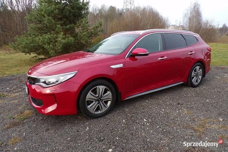 Wiśniowy Używany 2017 Kia Optima Hybrid Sedan/Limuzyna | 55 500 zł - Obraz 1/4