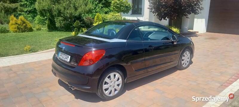 Czarny Używany 2007 Peugeot 207 CC Kabriolet | 13 999 zł (Drogi) - Obraz 1/4