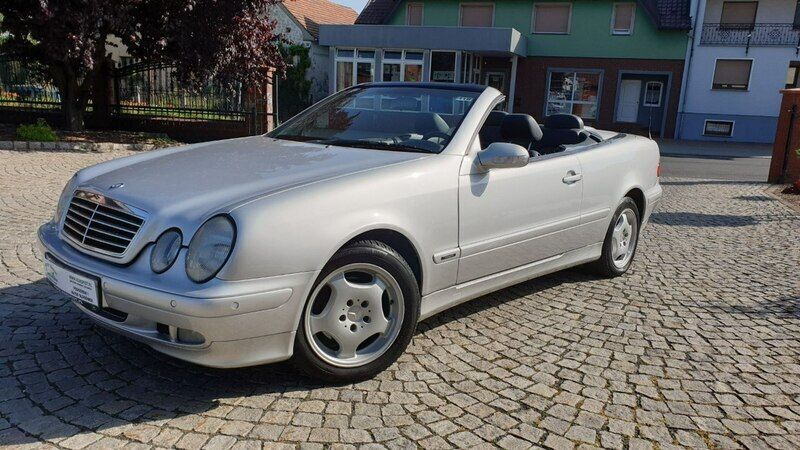 Srebrny Używany 2000 Mercedes CLK230 Avantgarde Kabriolet | 22 900 zł - Obraz 1/4