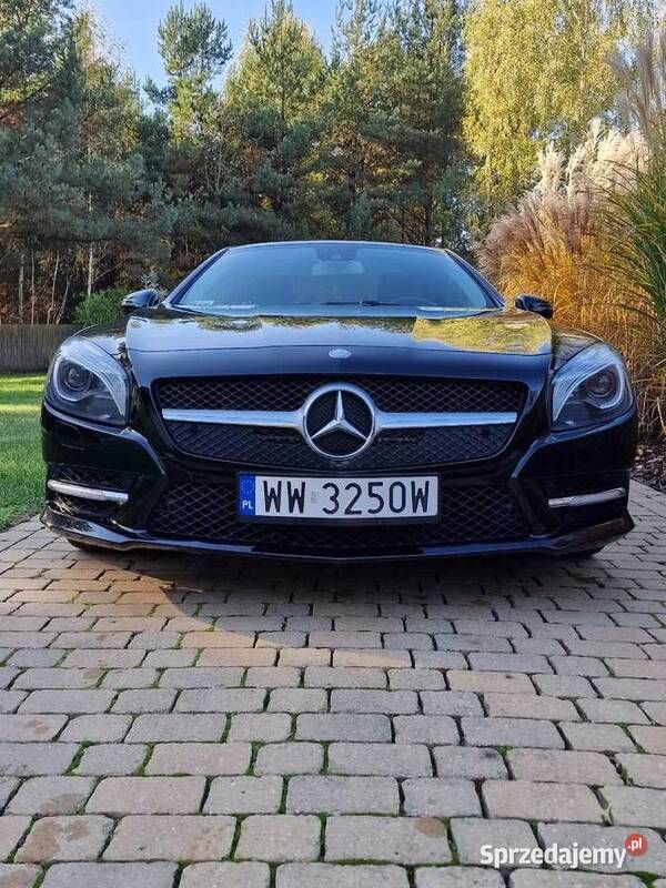Czarny Używany 2014 Mercedes SL550 Kabriolet | 189 000 zł - Obraz 1/4
