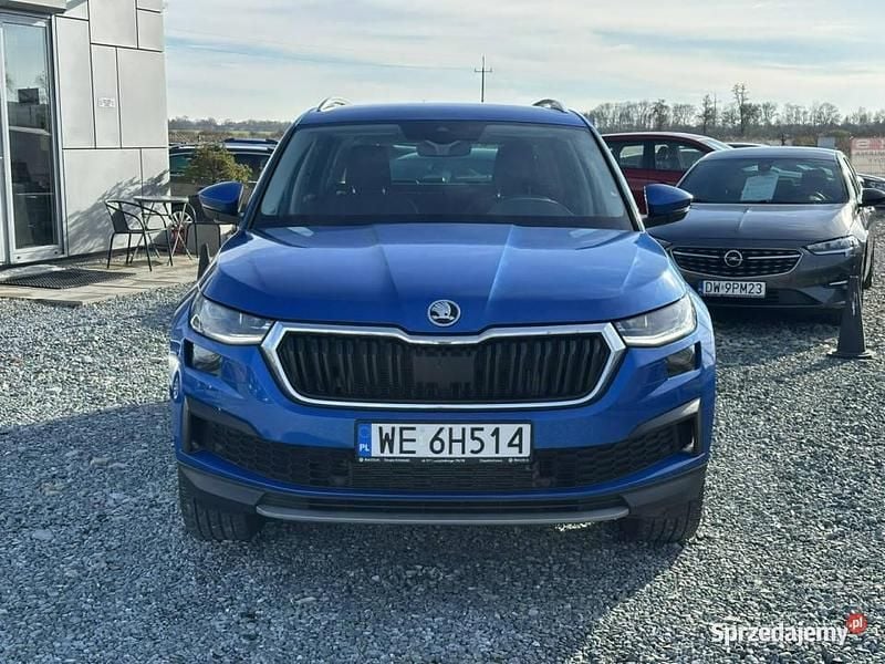 Niebieski Używany 2022 Skoda Kodiaq Style SUV | 95 900 zł (Super Cena) - Obraz 1/4