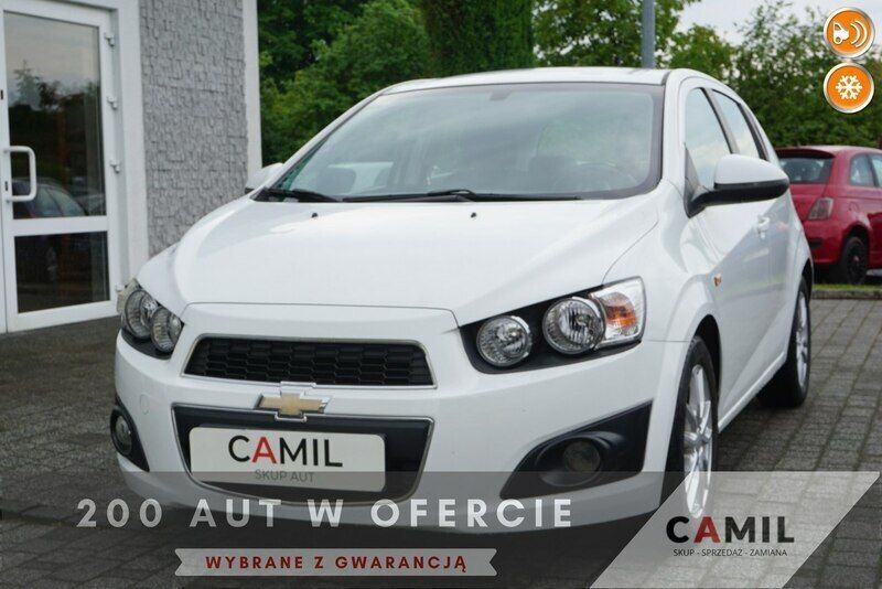 Biały Używany 2013 Chevrolet Aveo Hatchback | 16 900 zł - Obraz 1/3