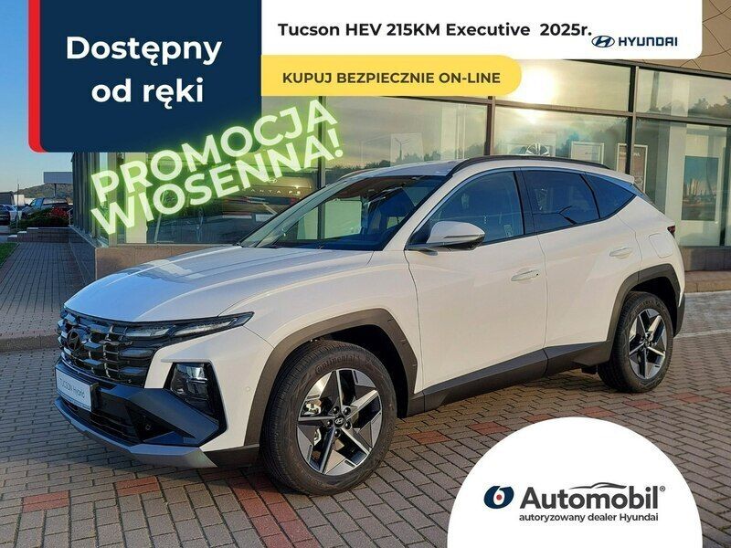 Biały Nowe 2025 Hyundai Tucson SUV | 173 900 zł (Uczciwa cena) - Obraz 1/4