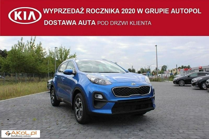 Niebieski (metalik) Używany 2020 Kia Sportage 2 SUV | 131 630 zł - Obraz 1/1