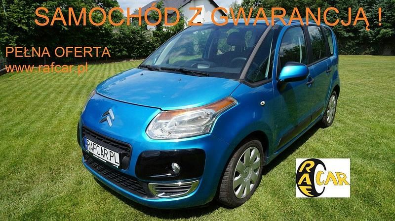 Niebieski (metalik) Używany 2009 Citroën C3 Minivan | 17 999 zł - Obraz 1/4