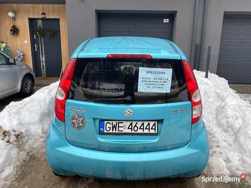 Używany Suzuki Splash 2008 Niebieski Hatchback