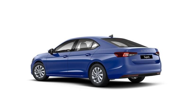 Nowe Skoda Superb Essence 110 KM (80 kW) 2026 Błękit energy niemetalizowany Hatchback