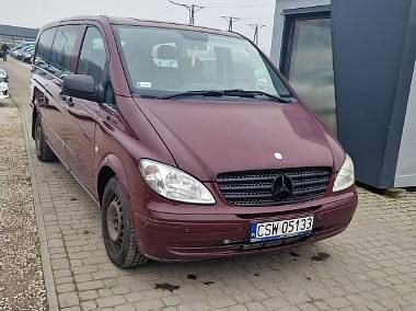 Używany Mercedes Vito 150 KM (110 kW) 2010 Bordowy Van