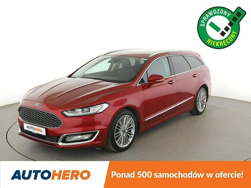 Czerwony Używany 2017 Ford Mondeo Kombi | 71 200 zł (Dość drogi) - Obraz 1/3
