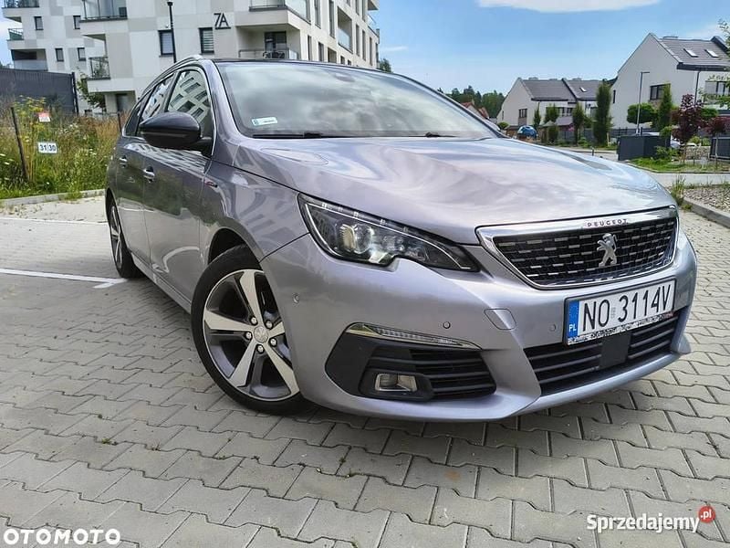 Srebrny Używany 2017 Peugeot 308 GT-line Kombi | 39 900 zł (Uczciwa cena) - Obraz 1/4