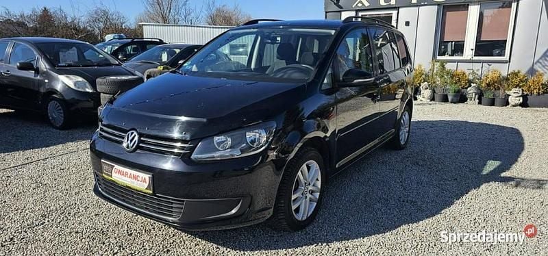 Czarny Używany 2010 VW Touran Minivan | 25 500 zł (Dość drogi) - Obraz 1/2