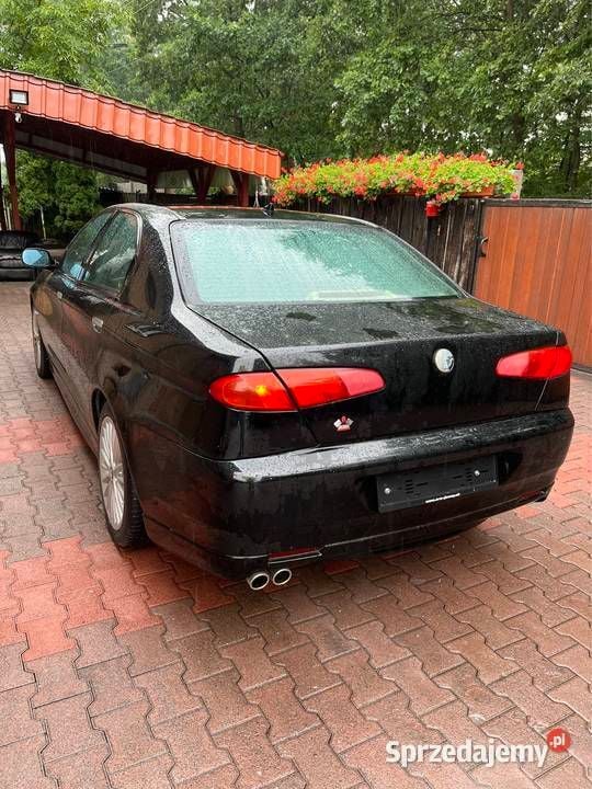 Czarny Używany 1999 Alfa Romeo 166 Sedan/Limuzyna | 10 900 zł - Obraz 1/4