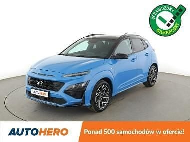 Niebieski (metalik) Używany 2021 Hyundai Kona N Line SUV | 76 000 zł (Dobra cena) - Obraz 1/3