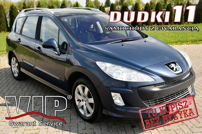 Niebieski Używany 2008 Peugeot 308 Kombi | 13 900 zł (Dość drogi) - Obraz 1/4